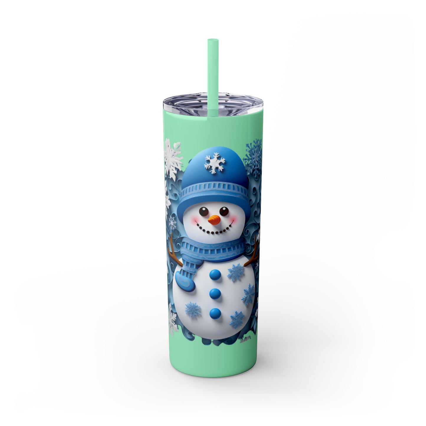 Skinny Tumbler with Straw, 20oz