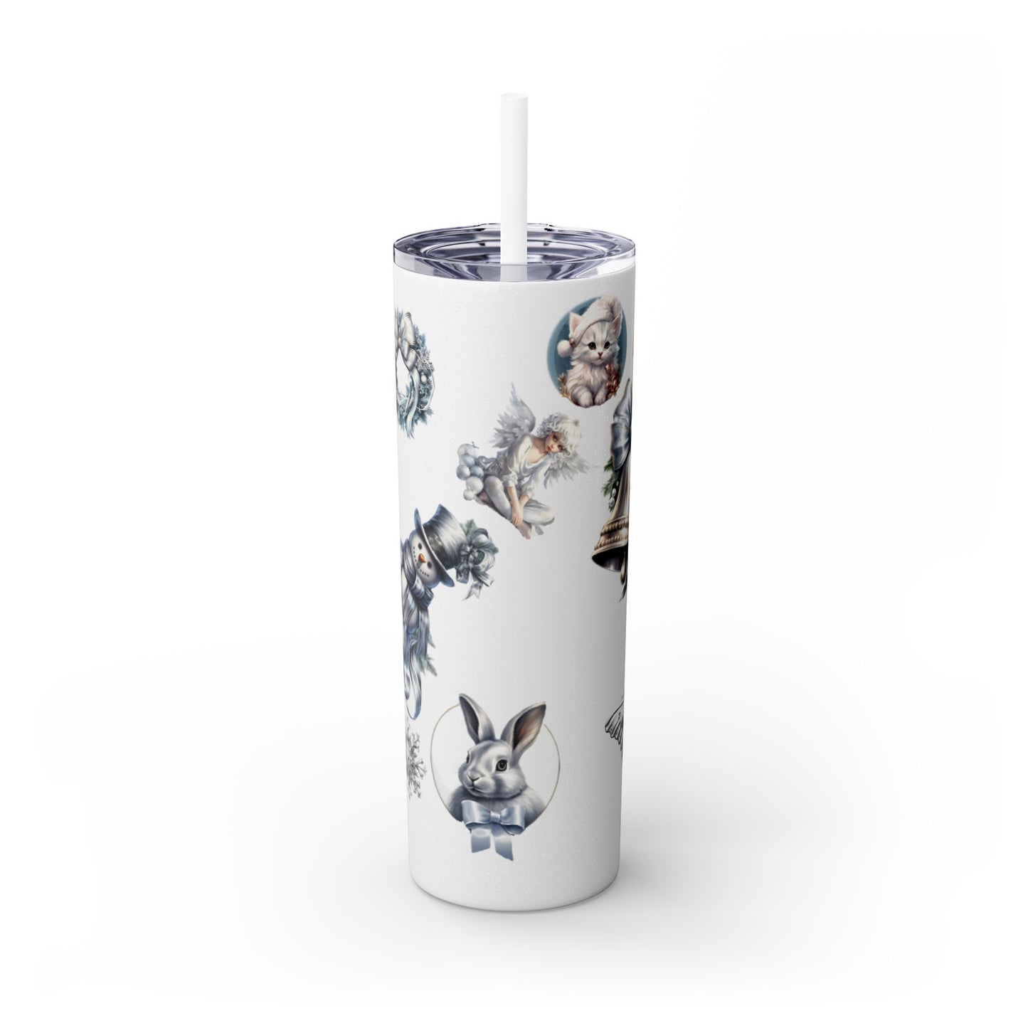 Skinny Tumbler with Straw, 20oz