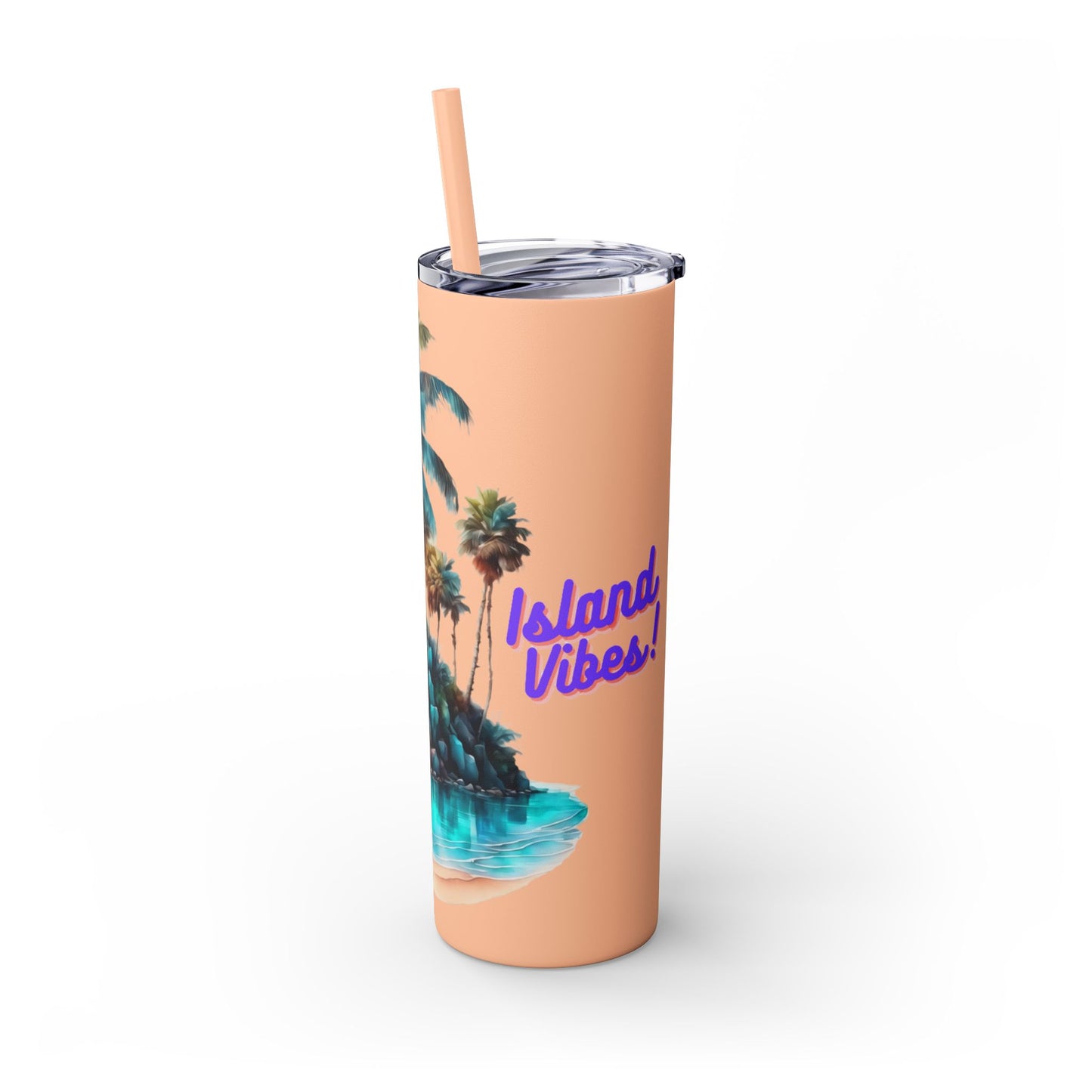 Skinny Tumbler with Straw, 20oz