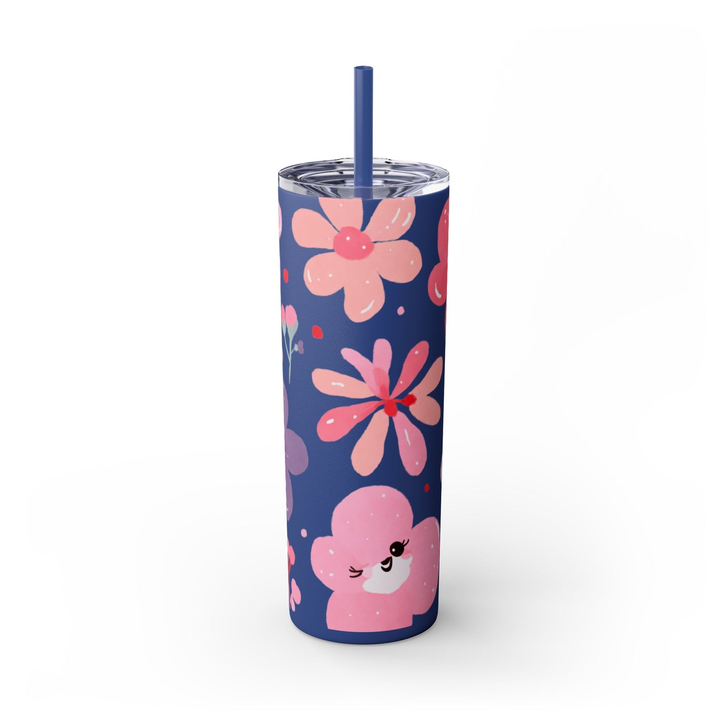Skinny Tumbler with Straw, 20oz