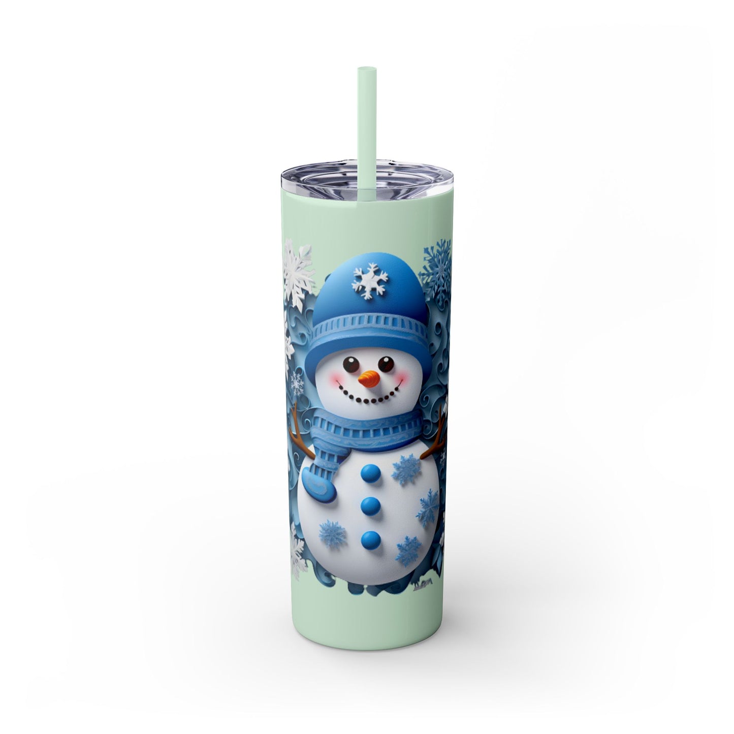 Skinny Tumbler with Straw, 20oz