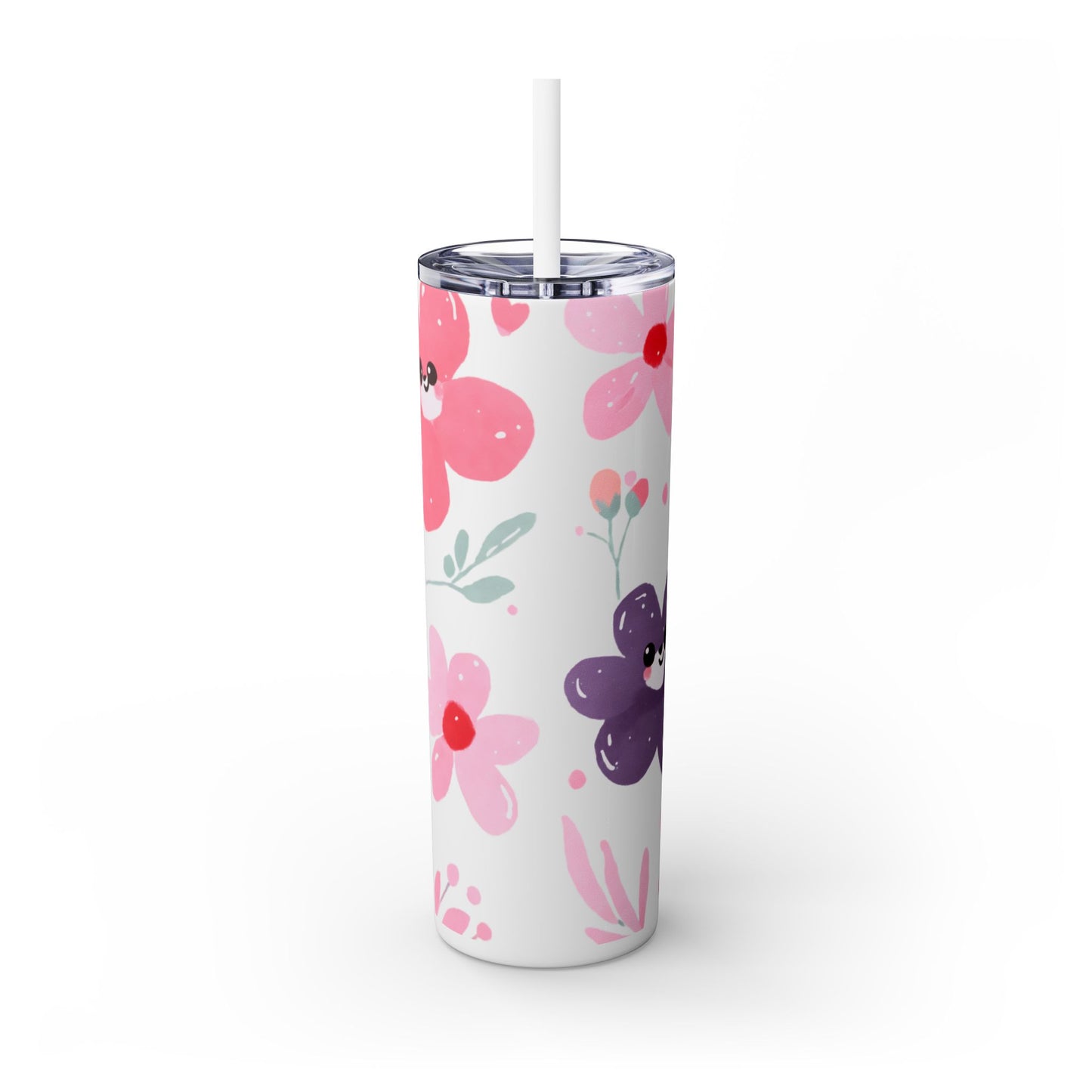 Skinny Tumbler with Straw, 20oz