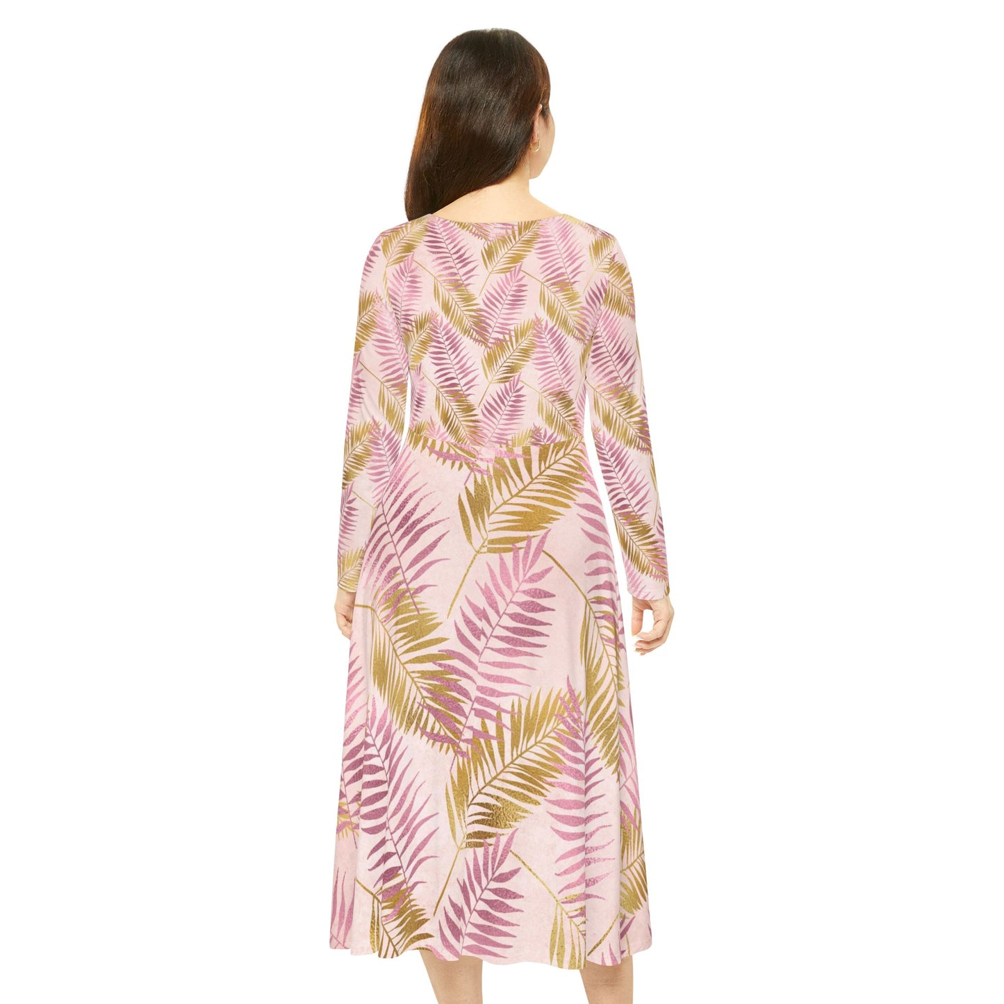 Women's Long Sleeve Dance Dress (AOP)