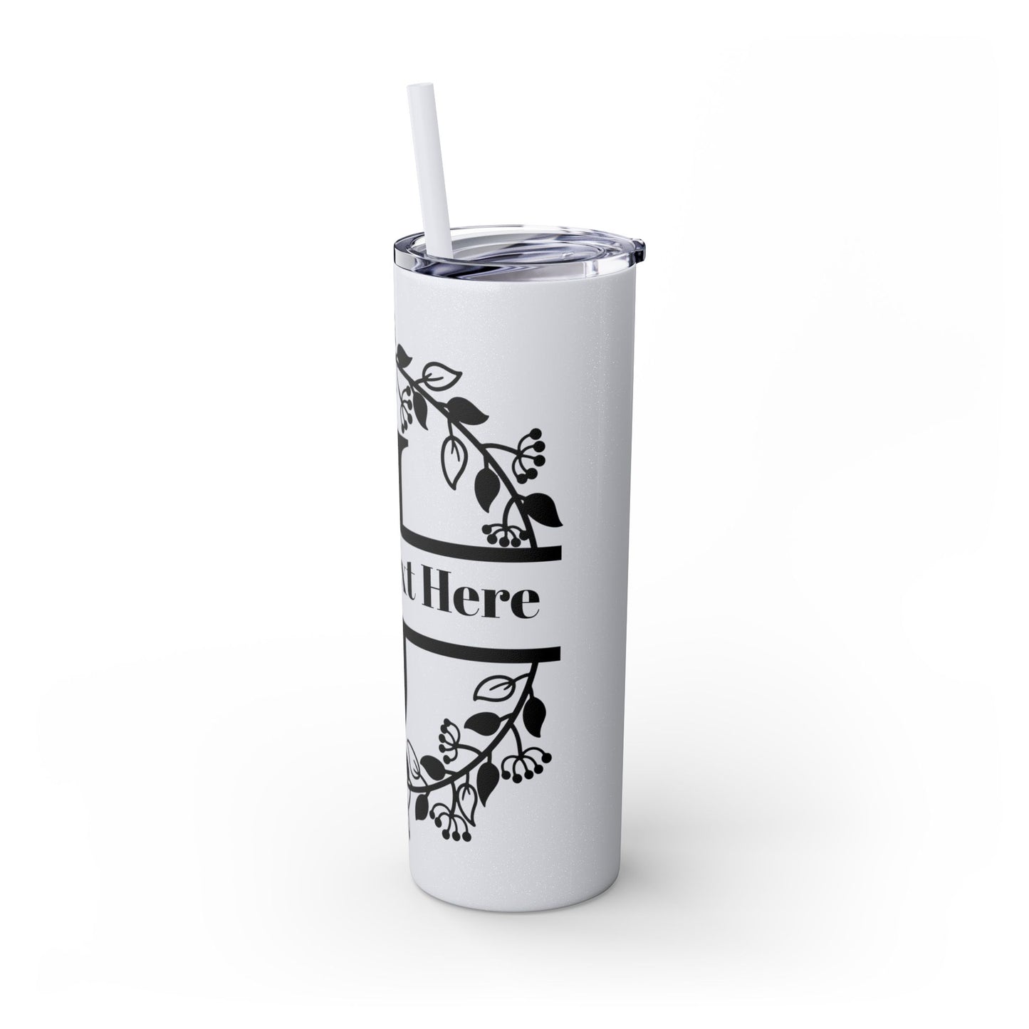 Skinny Tumbler with Straw, 20oz