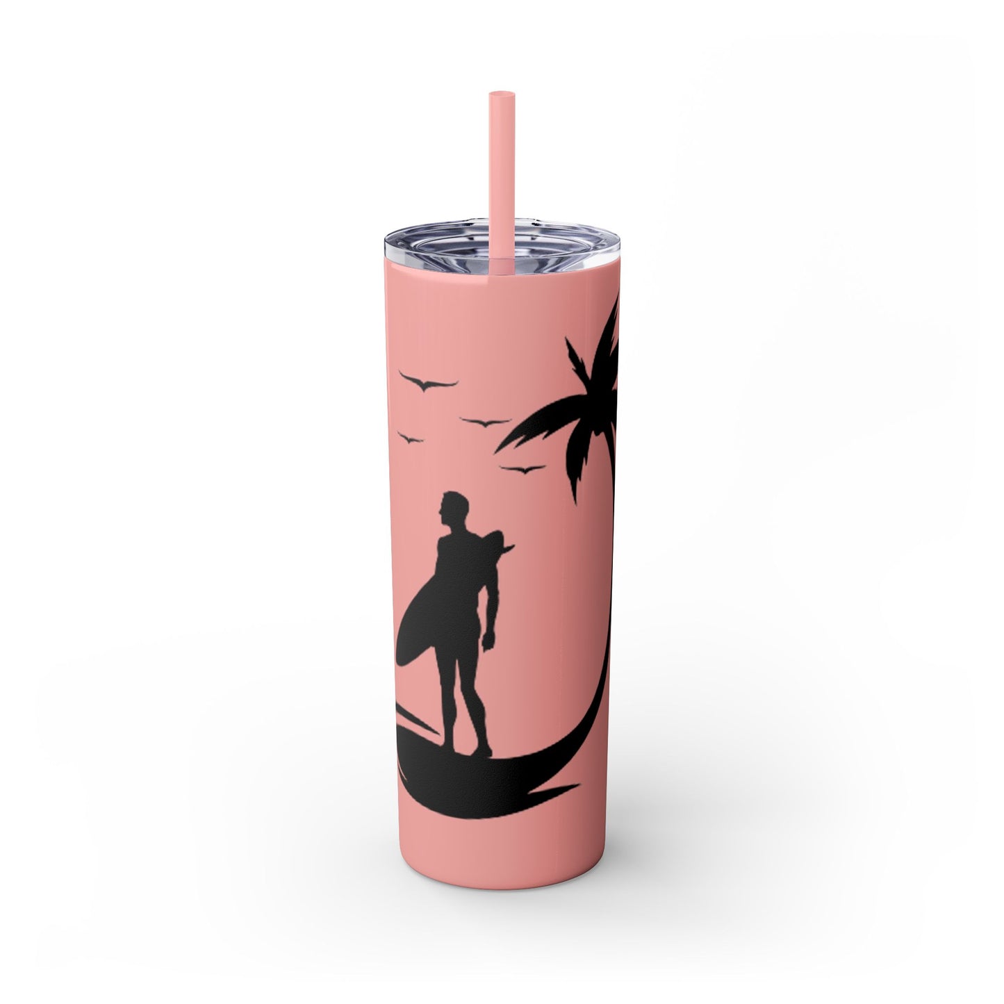 Skinny Tumbler with Straw, 20oz