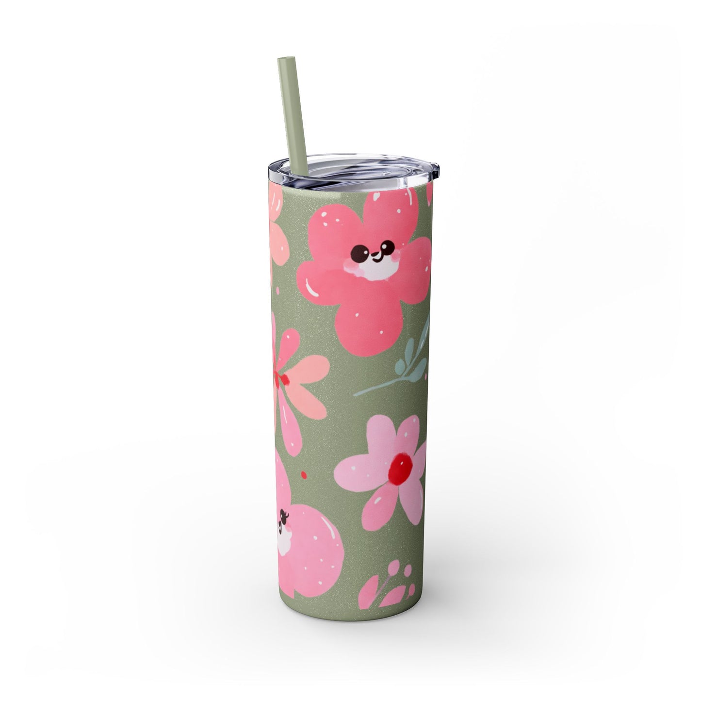 Skinny Tumbler with Straw, 20oz