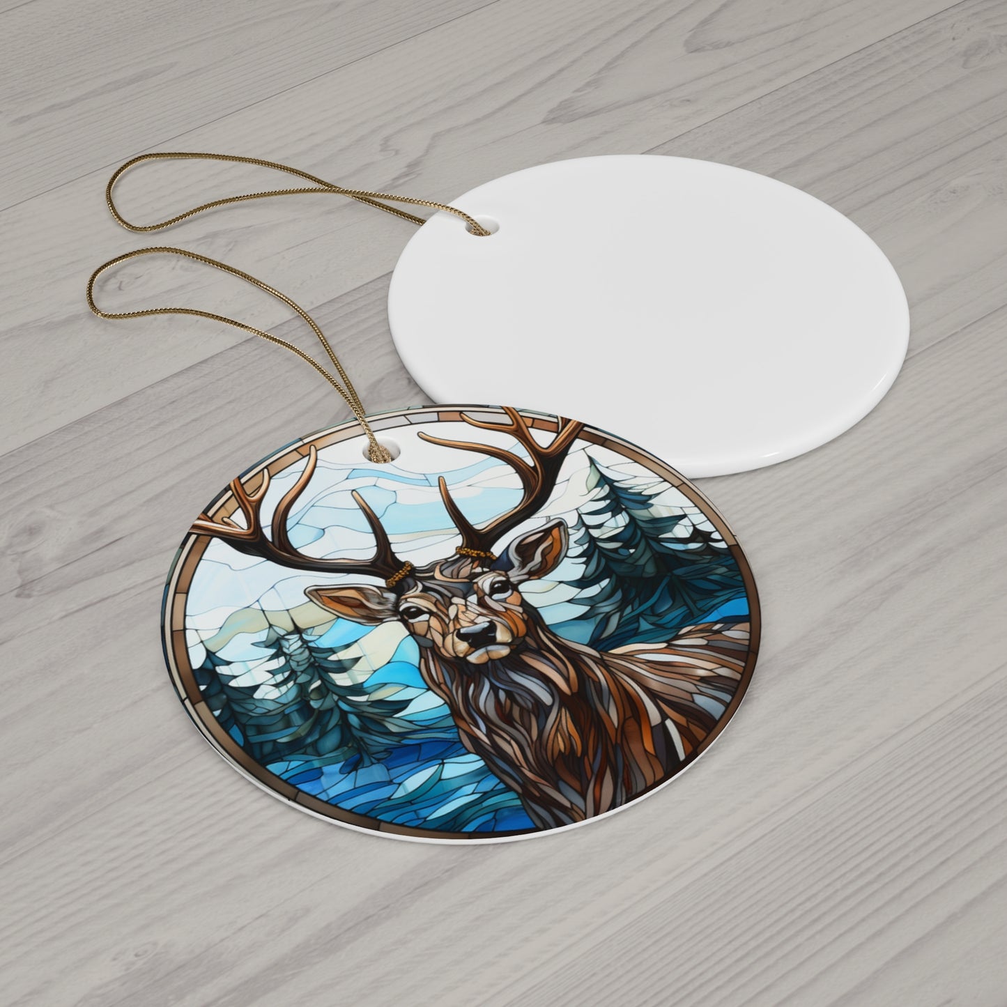 Ceramic Ornament, 4 Shapes