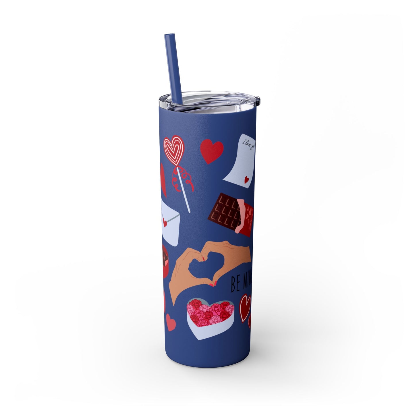 Skinny Tumbler with Straw, 20oz