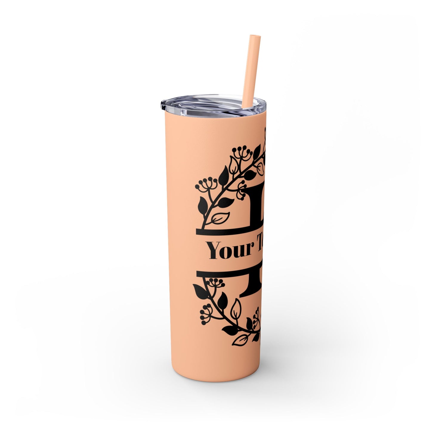 Skinny Tumbler with Straw, 20oz