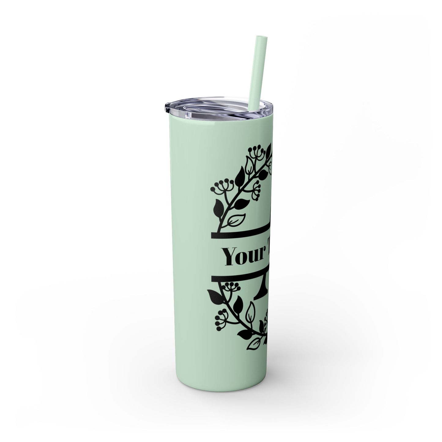 Skinny Tumbler with Straw, 20oz