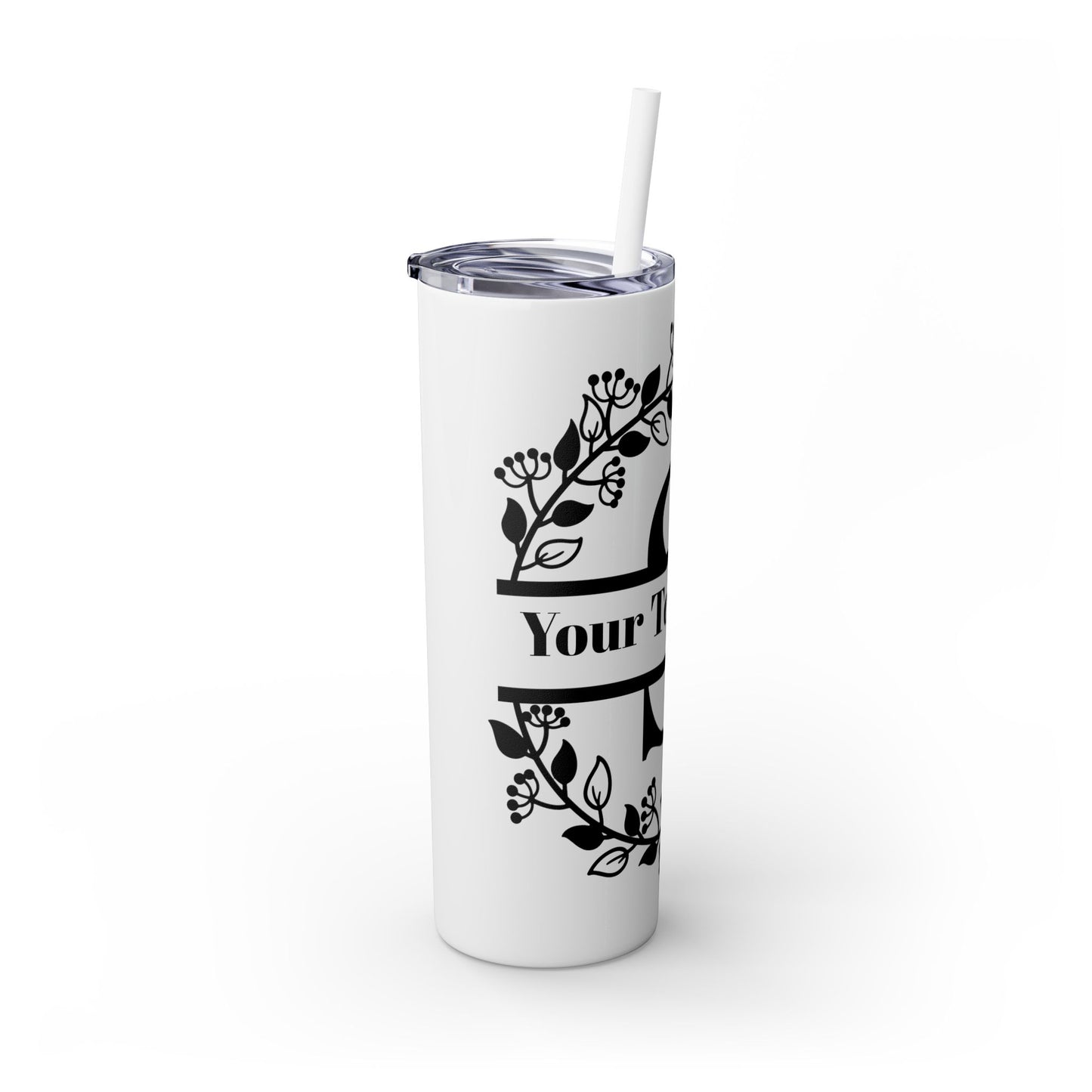 Skinny Tumbler with Straw, 20oz