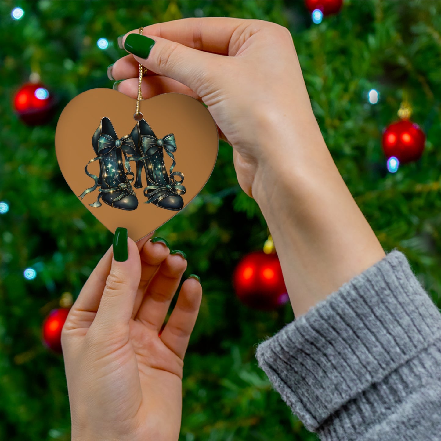 Ceramic Ornament, 4 Shapes