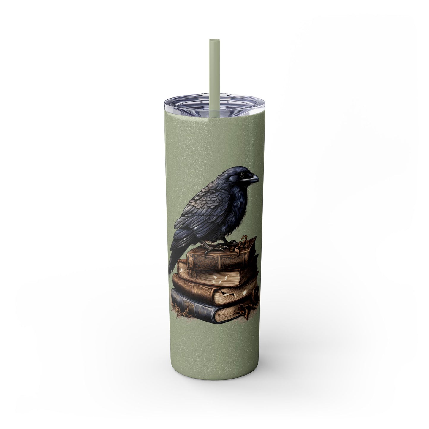 Skinny Tumbler with Straw, 20oz