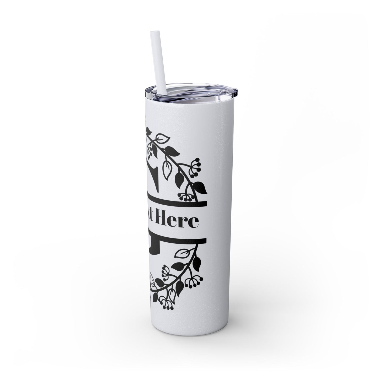 Skinny Tumbler with Straw, 20oz