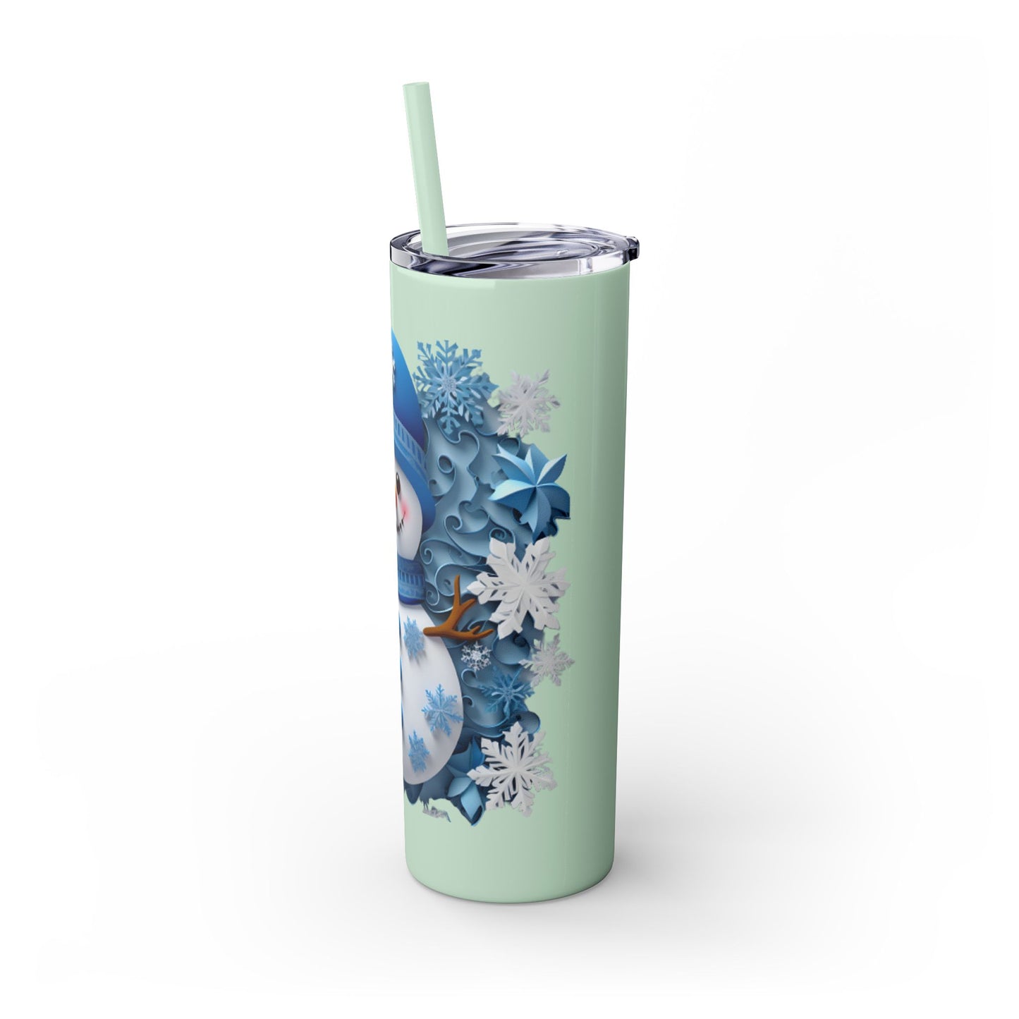 Skinny Tumbler with Straw, 20oz
