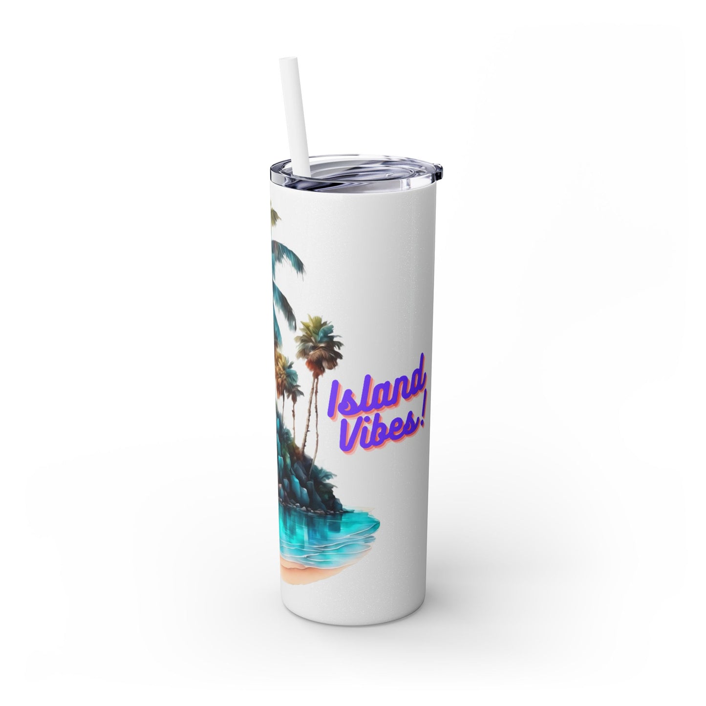 Skinny Tumbler with Straw, 20oz