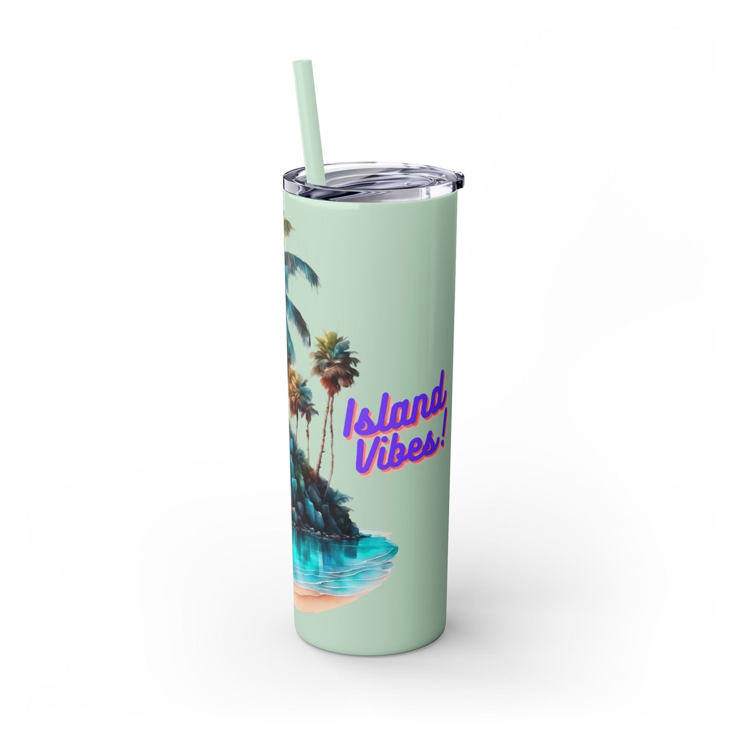 Skinny Tumbler with Straw, 20oz
