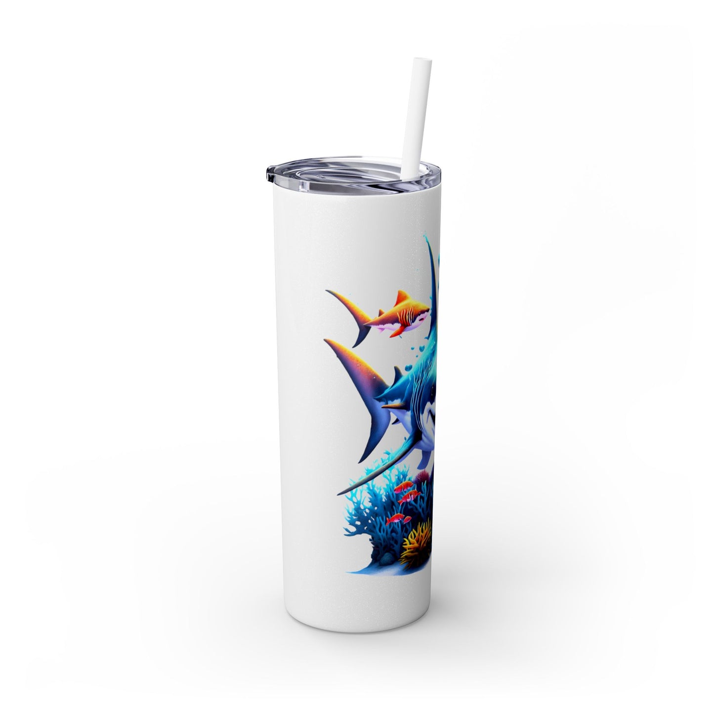 Skinny Tumbler with Straw, 20oz