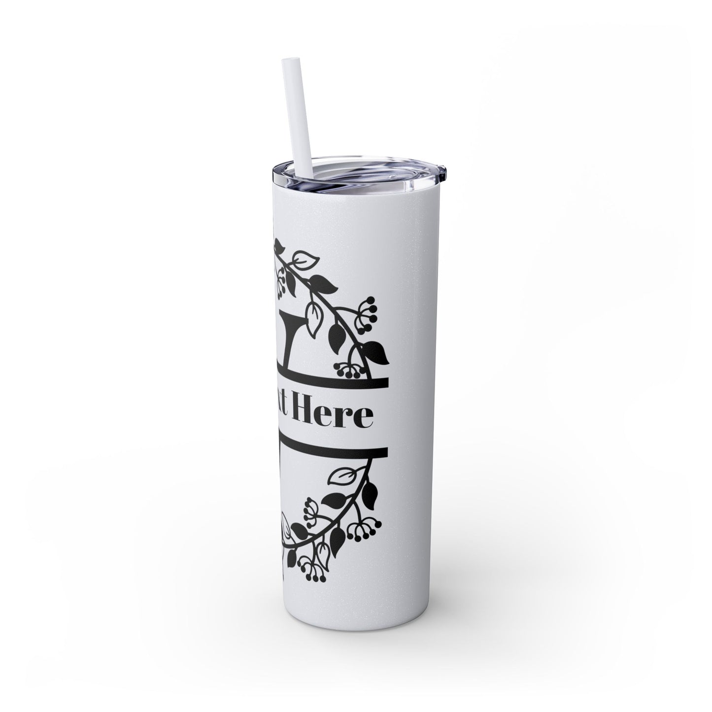 Skinny Tumbler with Straw, 20oz