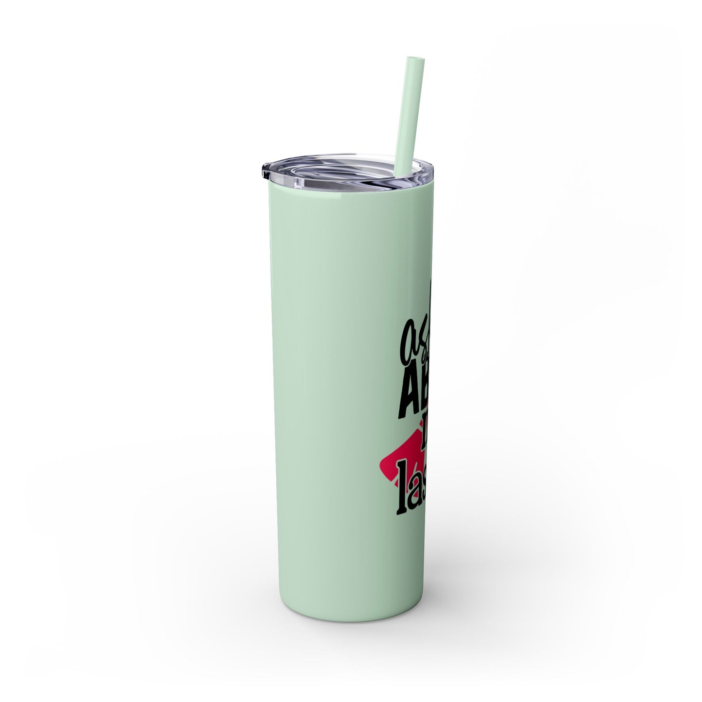Skinny Tumbler with Straw, 20oz