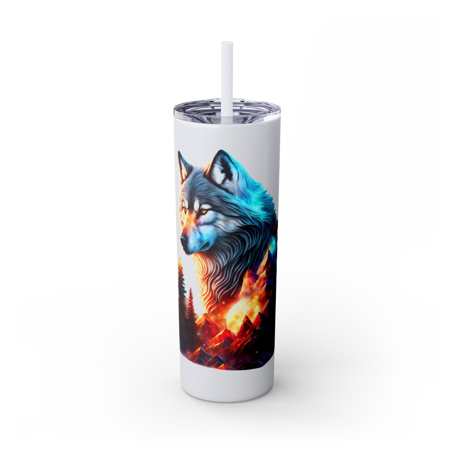 Skinny Tumbler with Straw, 20oz