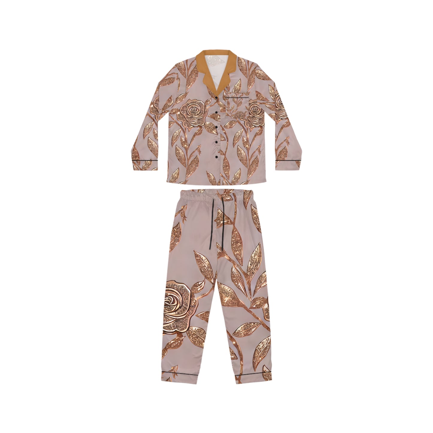 Women's Satin Pajamas (AOP)