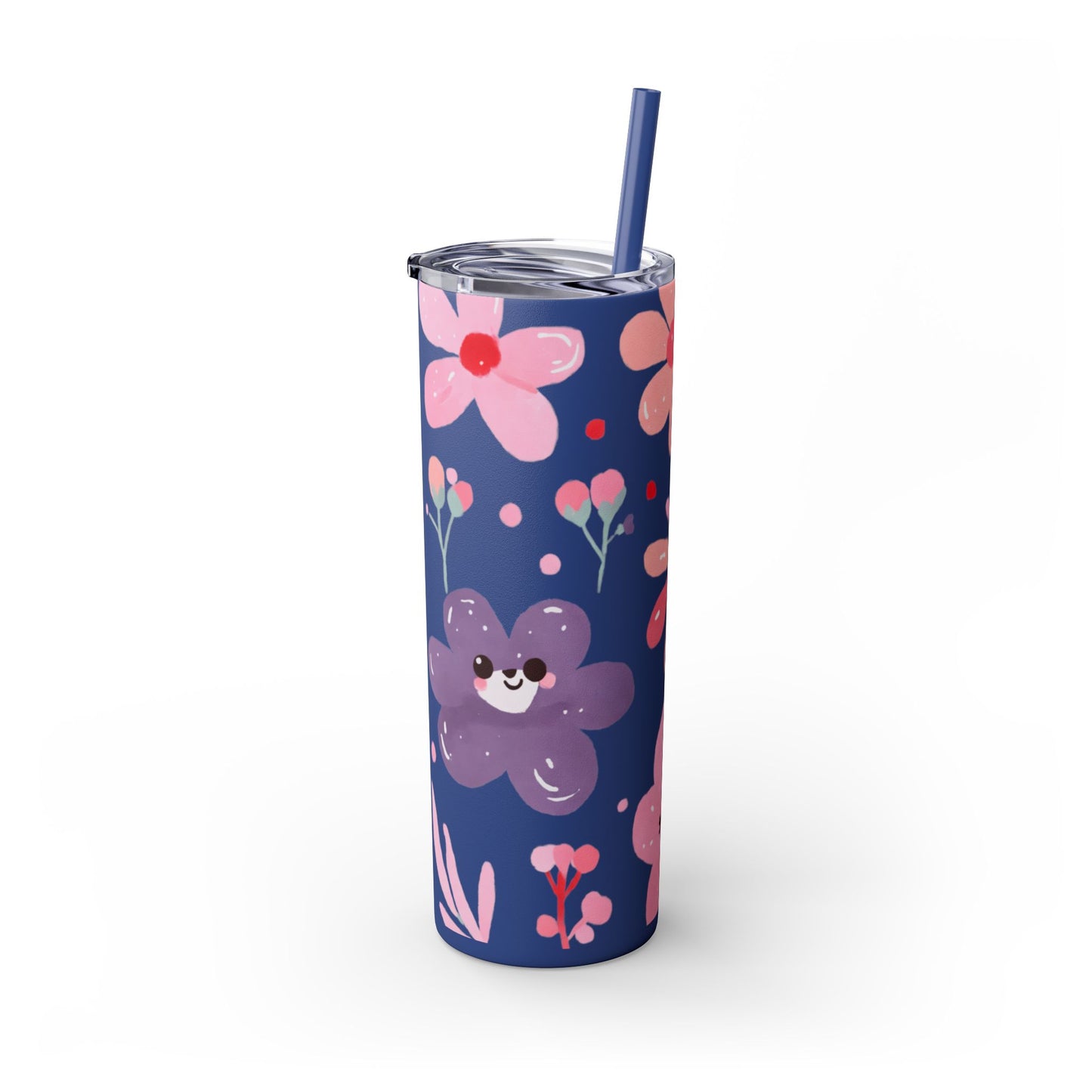 Skinny Tumbler with Straw, 20oz