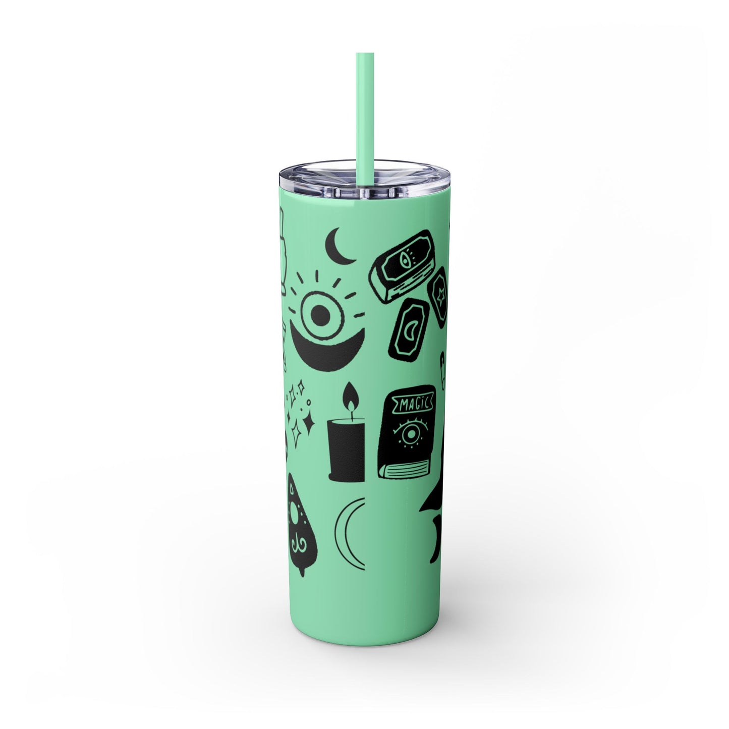 Skinny Tumbler with Straw, 20oz