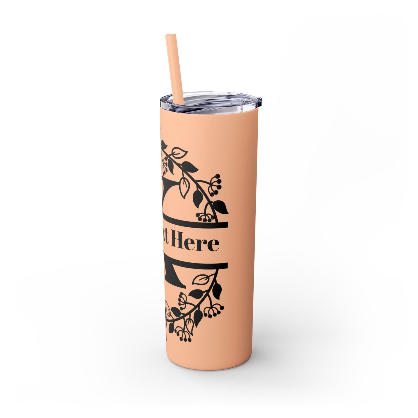 Skinny Tumbler with Straw, 20oz