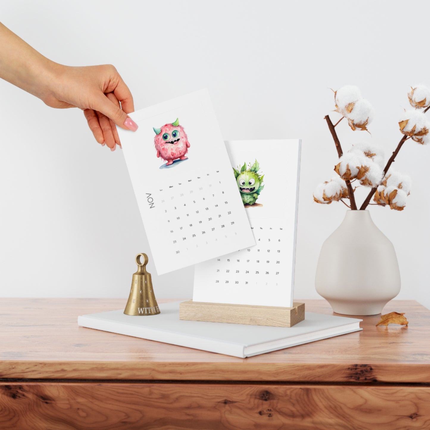 Vertical Desk Calendar (2024)