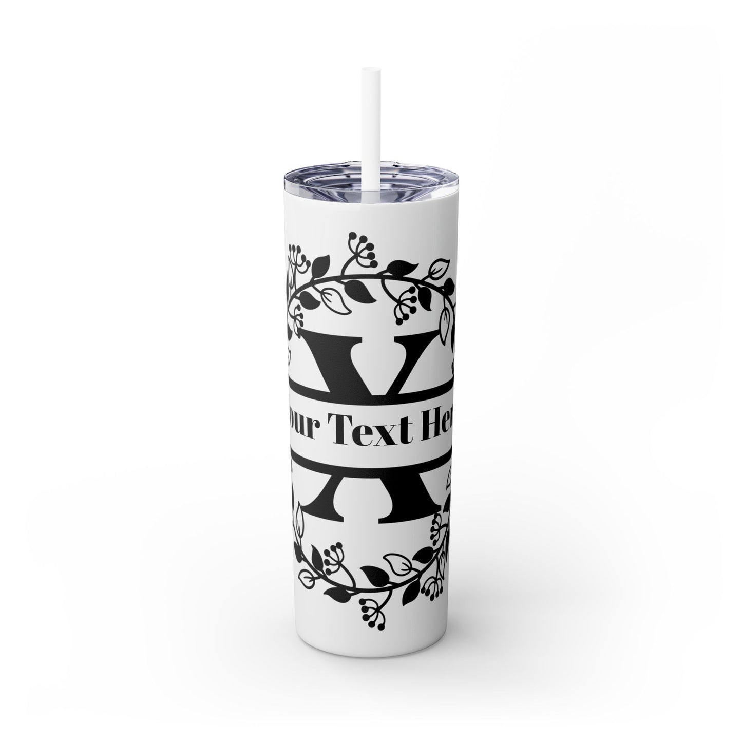 Skinny Tumbler with Straw, 20oz