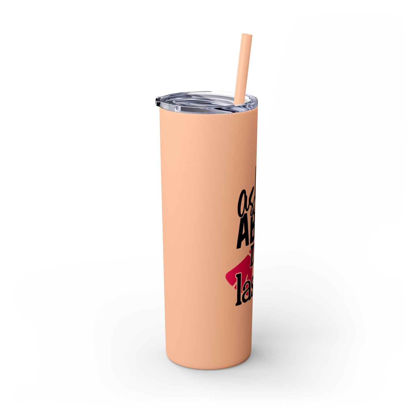 Skinny Tumbler with Straw, 20oz