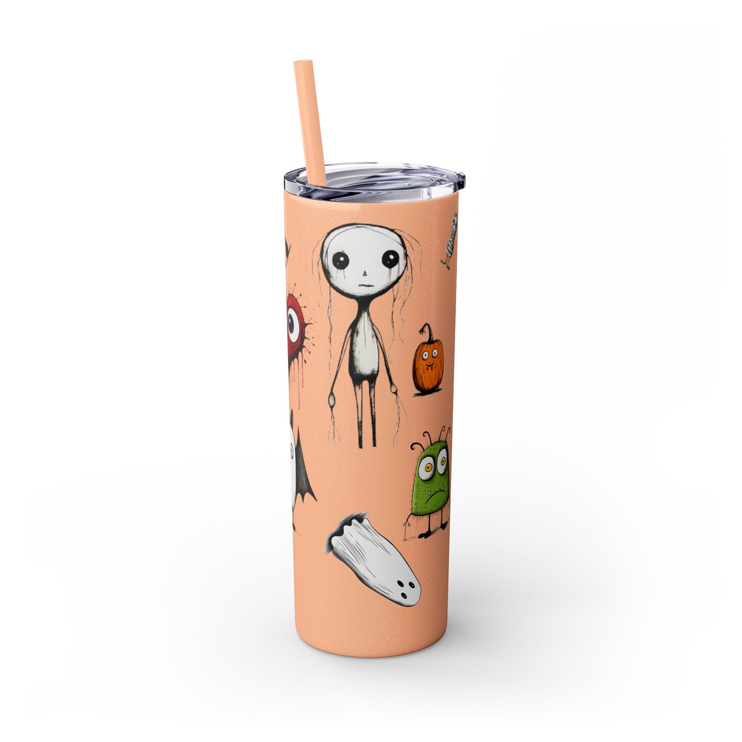 Skinny Tumbler with Straw, 20oz