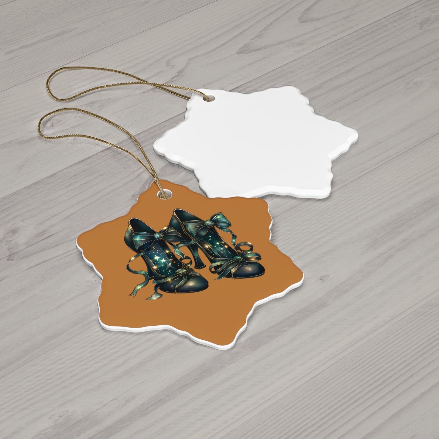 Ceramic Ornament, 4 Shapes