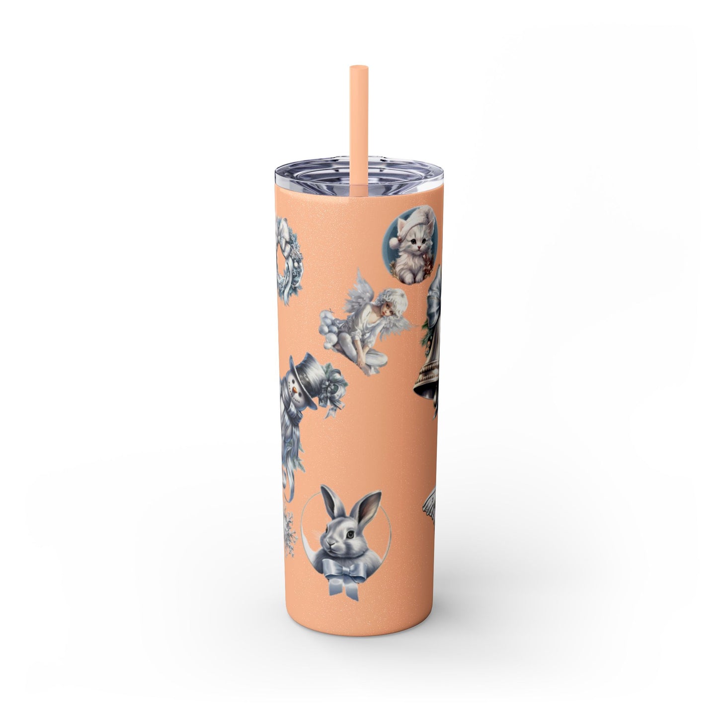 Skinny Tumbler with Straw, 20oz