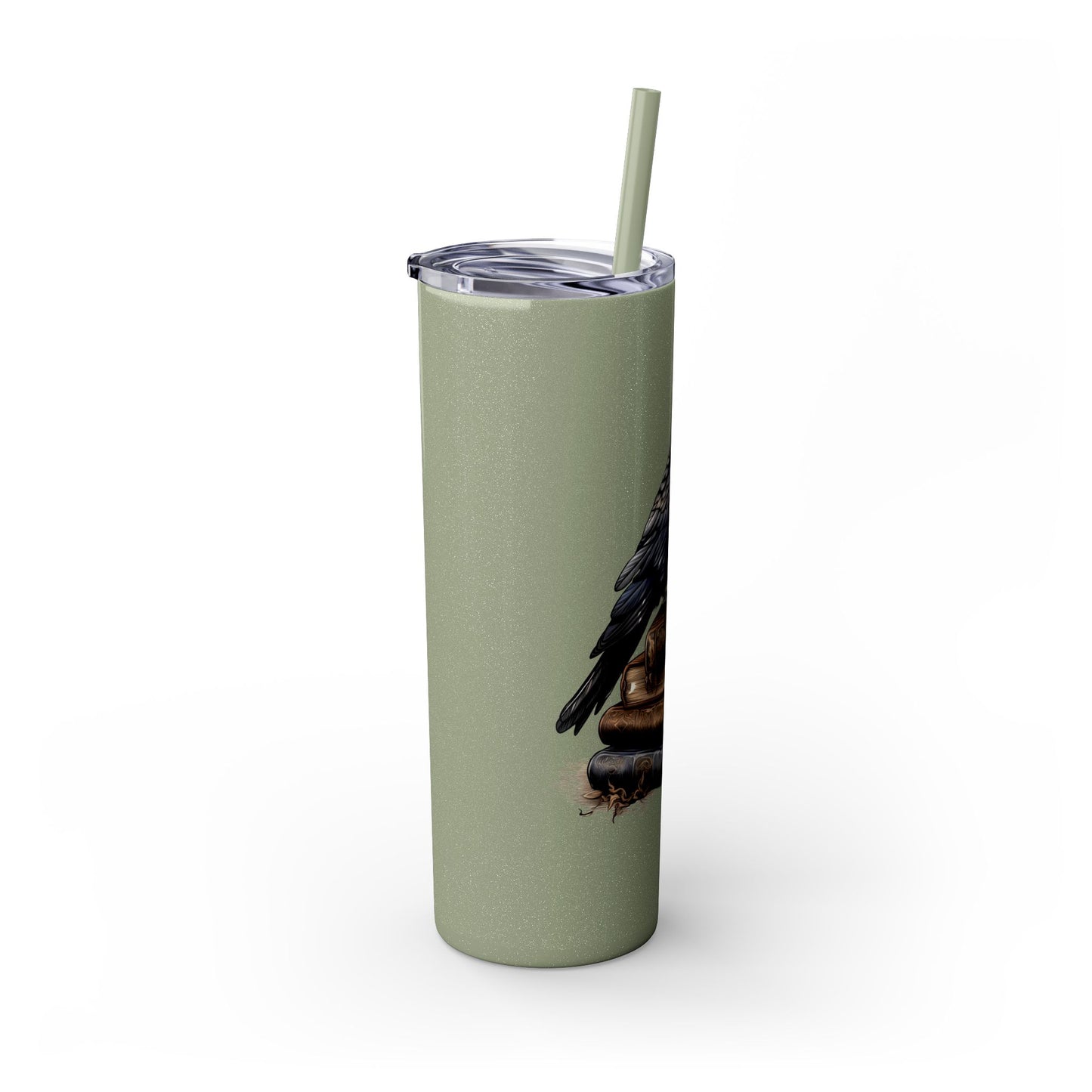 Skinny Tumbler with Straw, 20oz