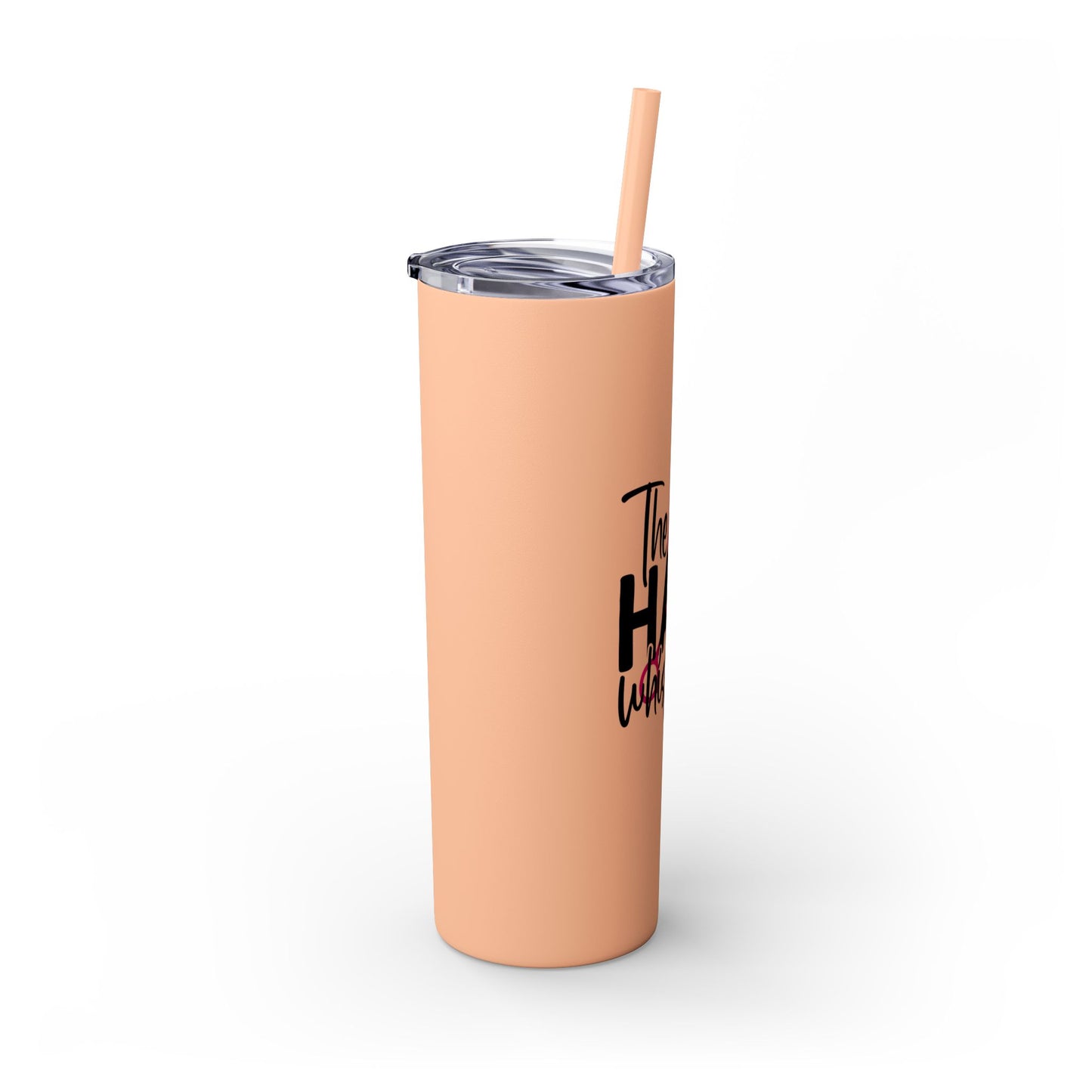 Skinny Tumbler with Straw, 20oz
