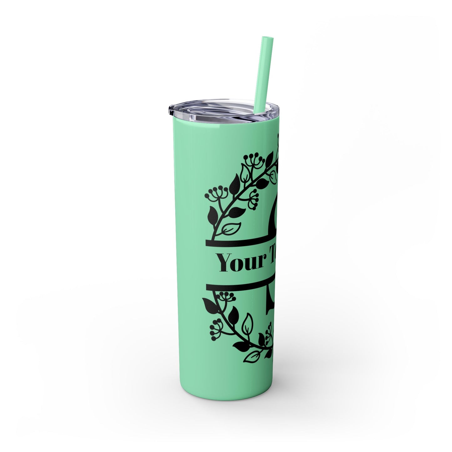 Skinny Tumbler with Straw, 20oz