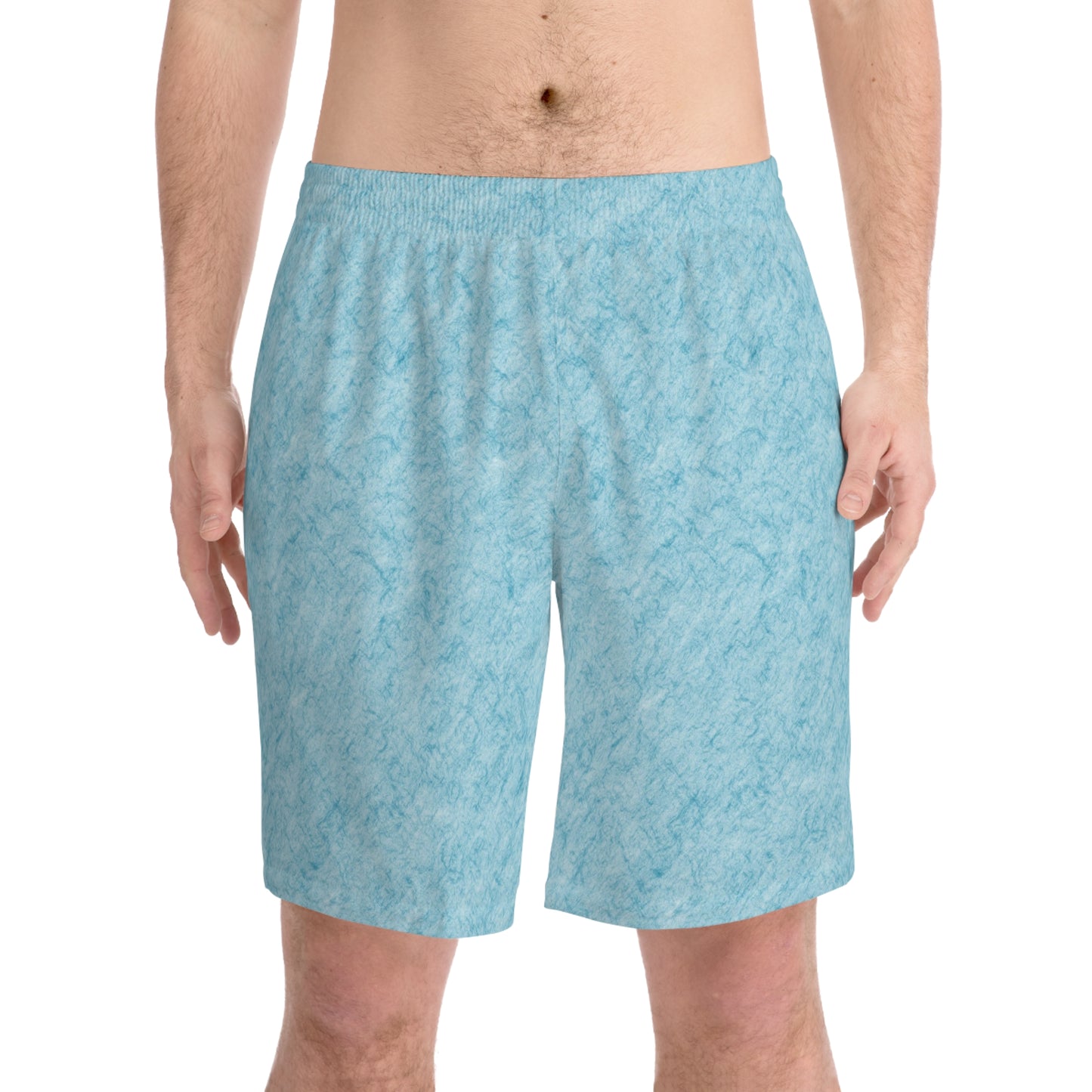 Men's Elastic Beach Shorts (AOP)