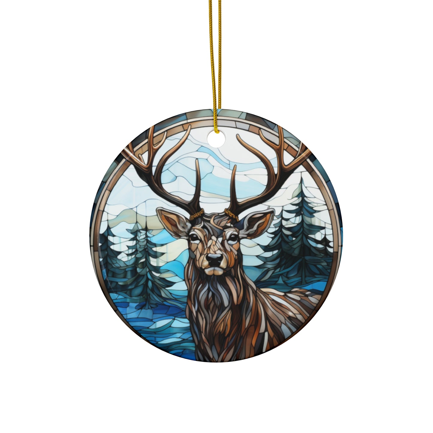 Ceramic Ornament, 4 Shapes