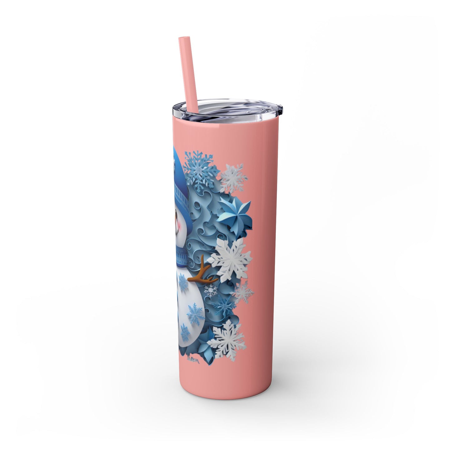 Skinny Tumbler with Straw, 20oz