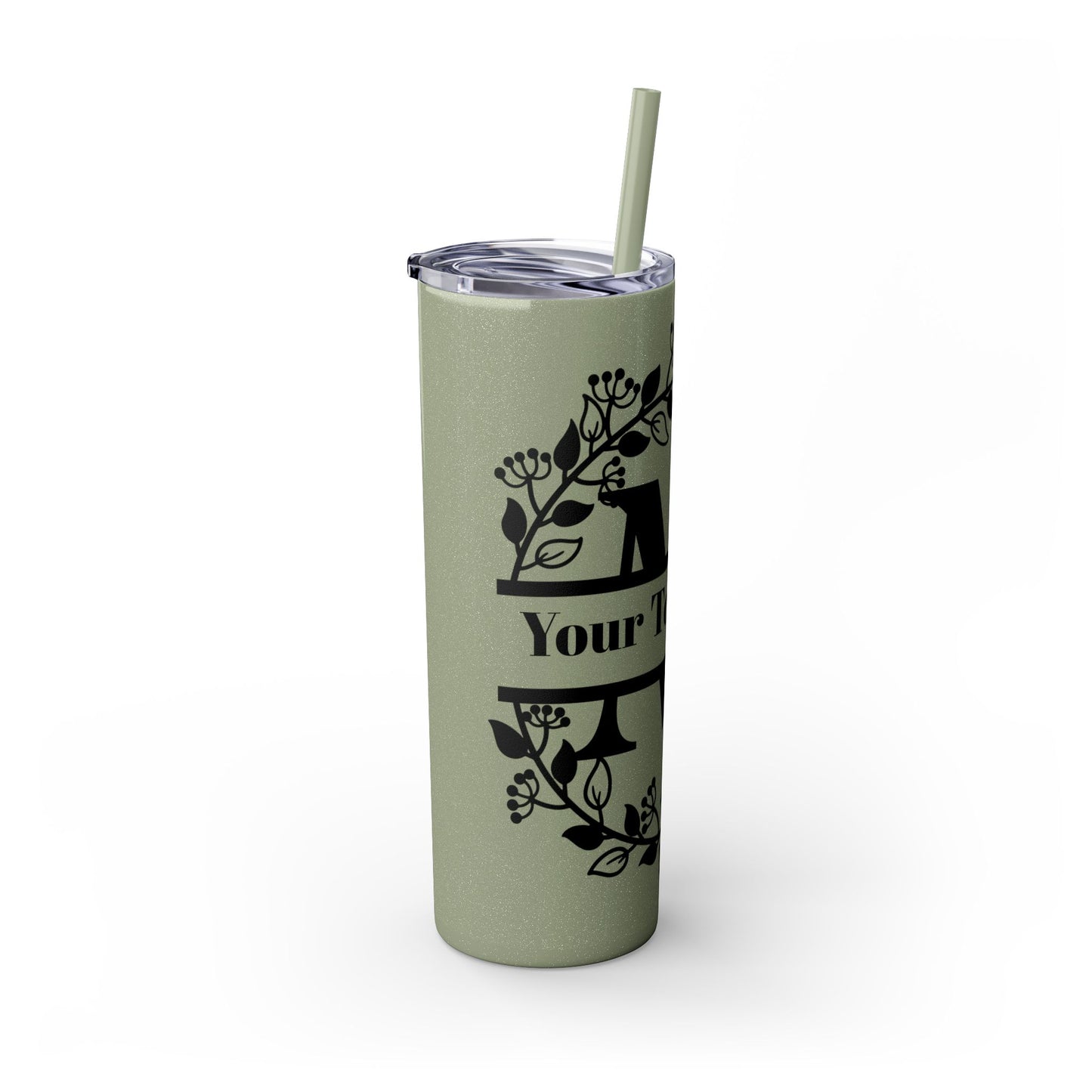Skinny Tumbler with Straw, 20oz