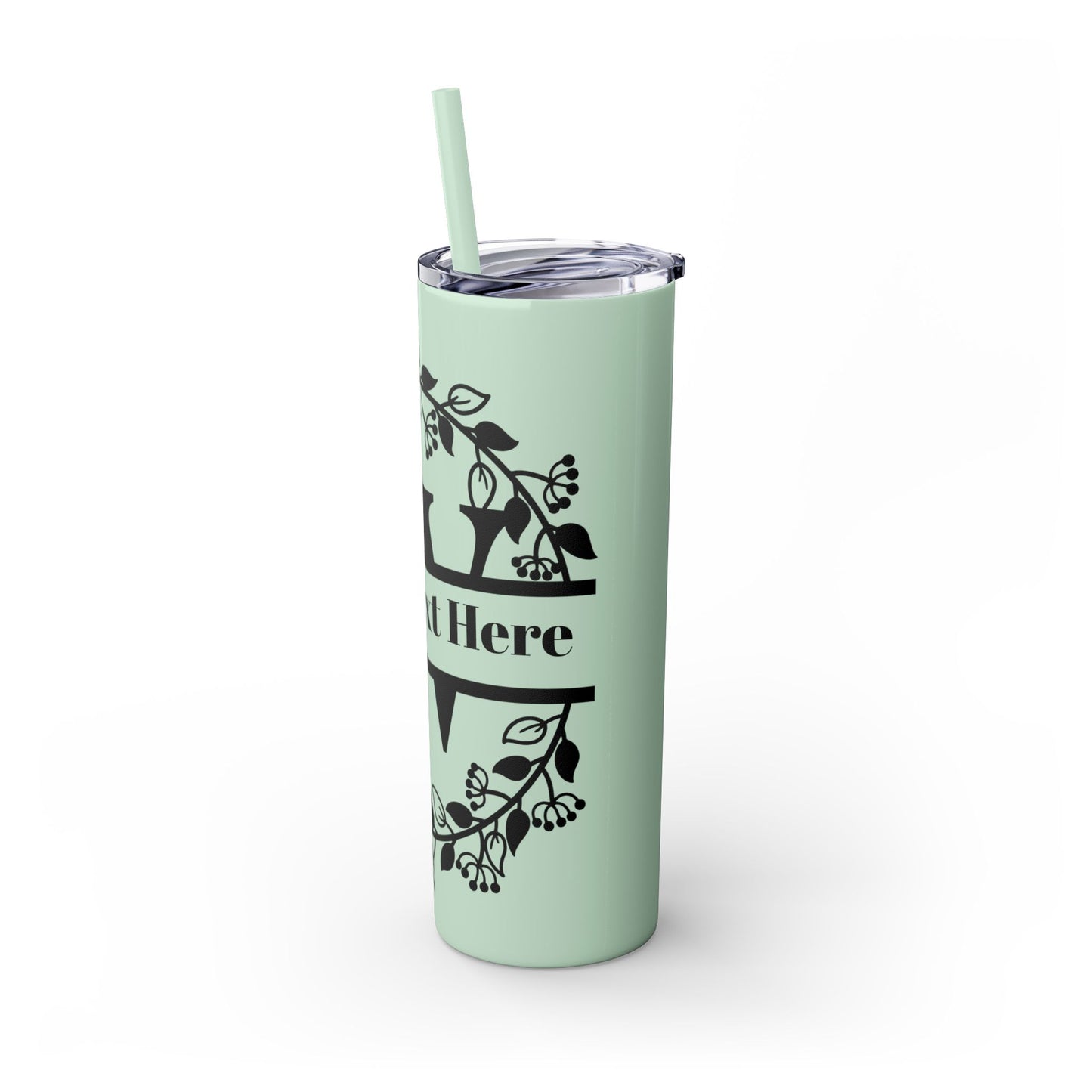 Skinny Tumbler with Straw, 20oz