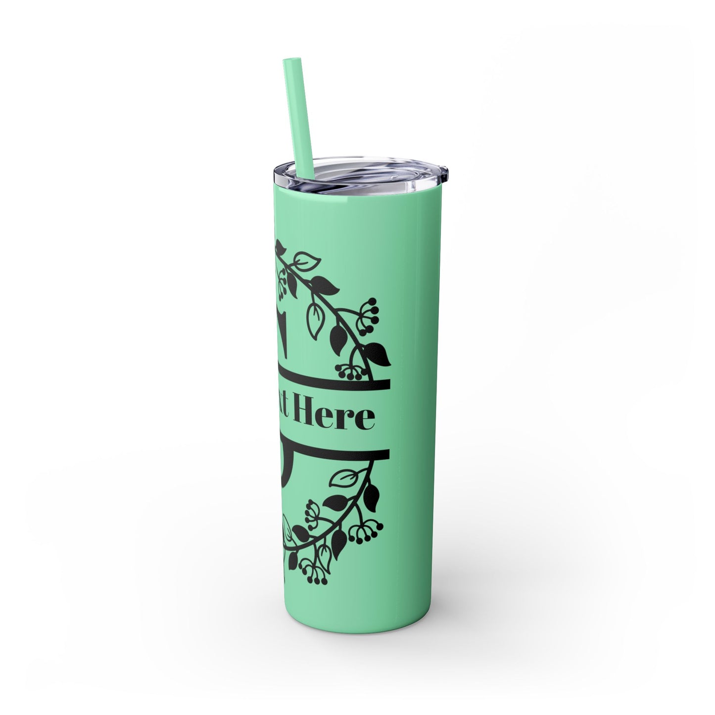 Skinny Tumbler with Straw, 20oz