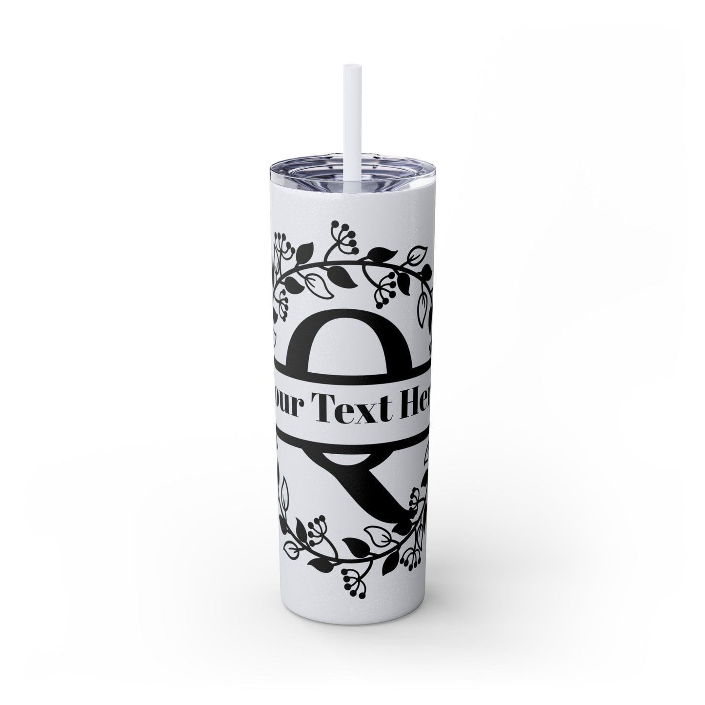 Skinny Tumbler with Straw, 20oz
