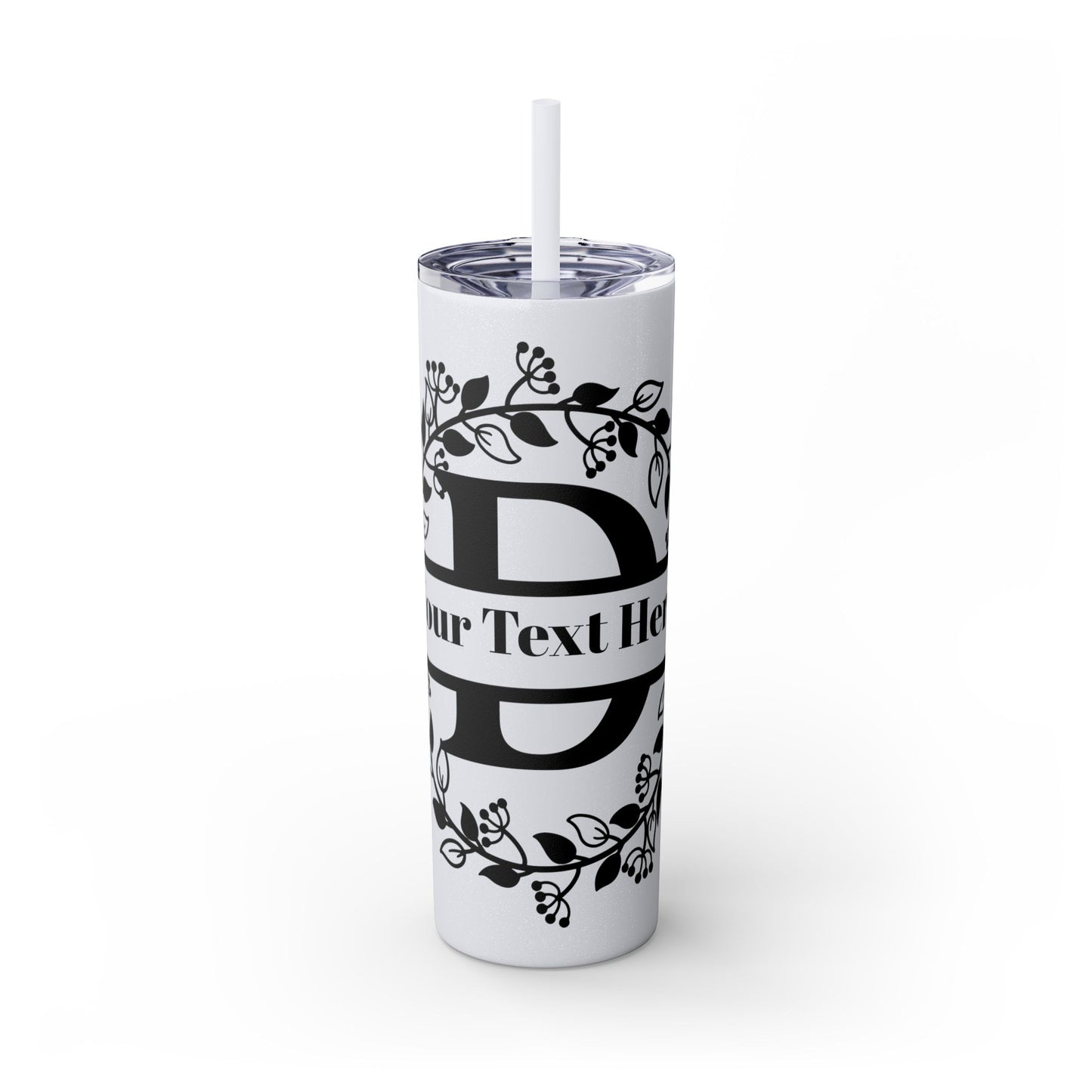 Skinny Tumbler with Straw, 20oz