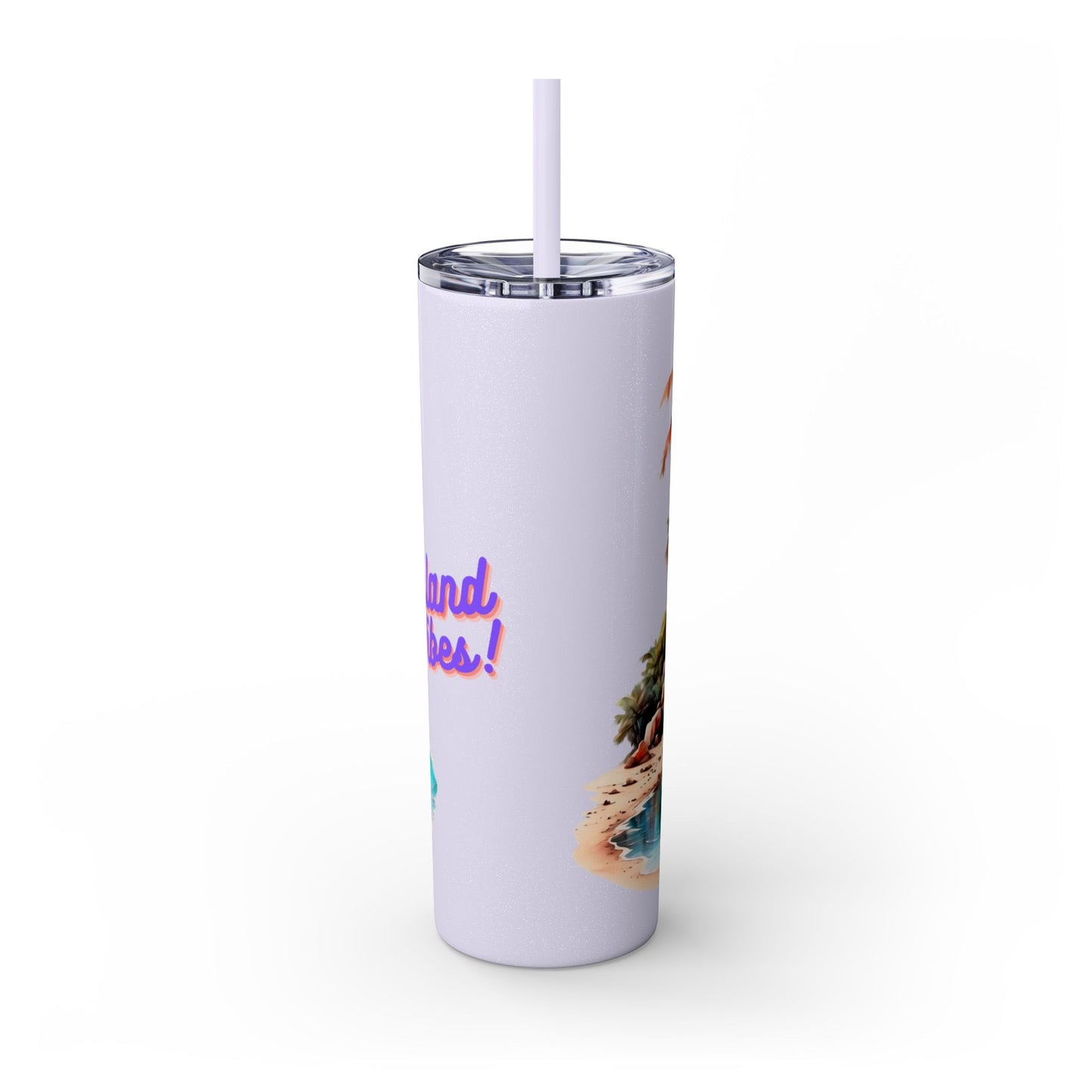 Skinny Tumbler with Straw, 20oz