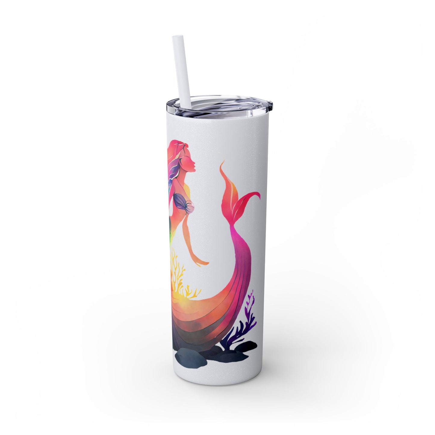 Skinny Tumbler with Straw, 20oz