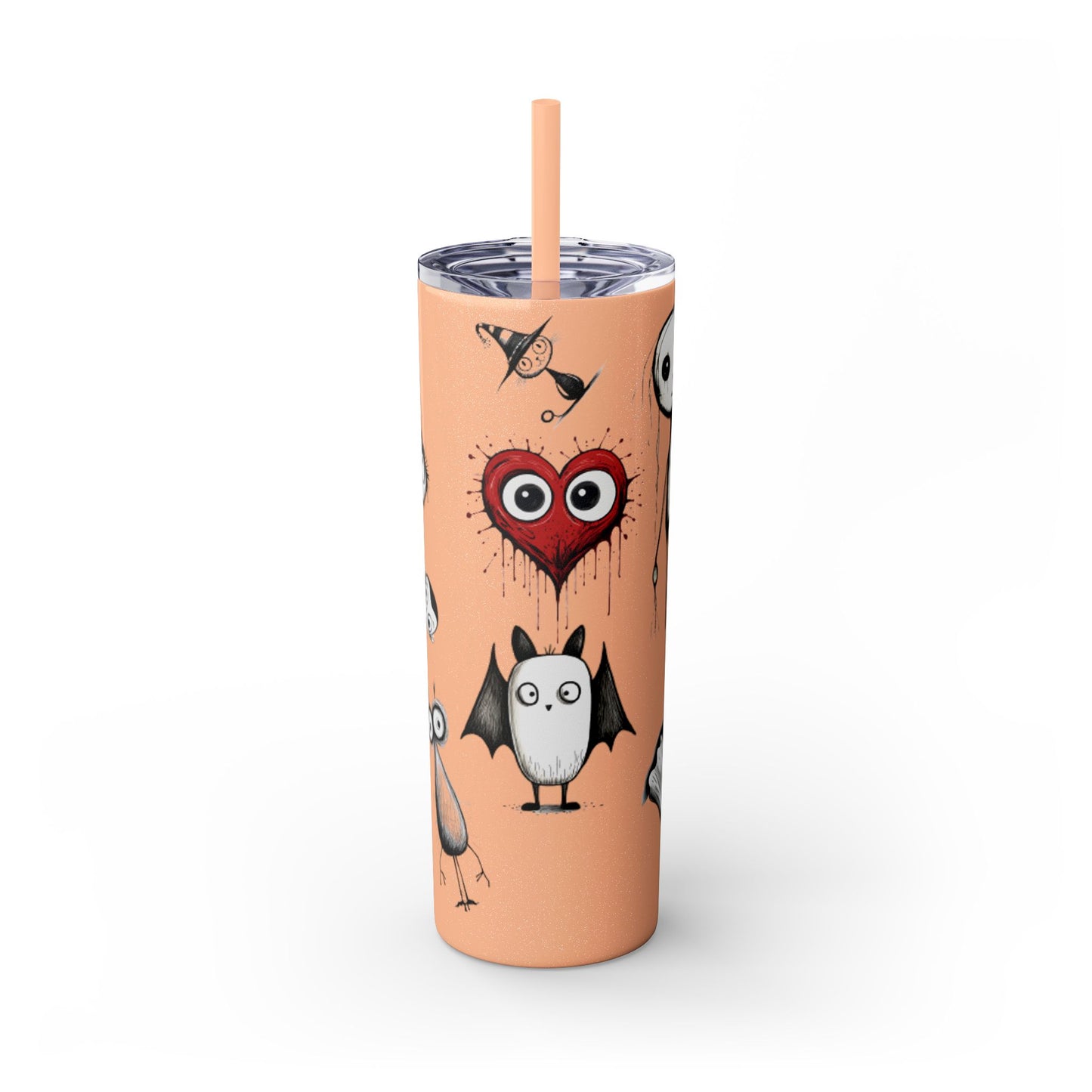 Skinny Tumbler with Straw, 20oz