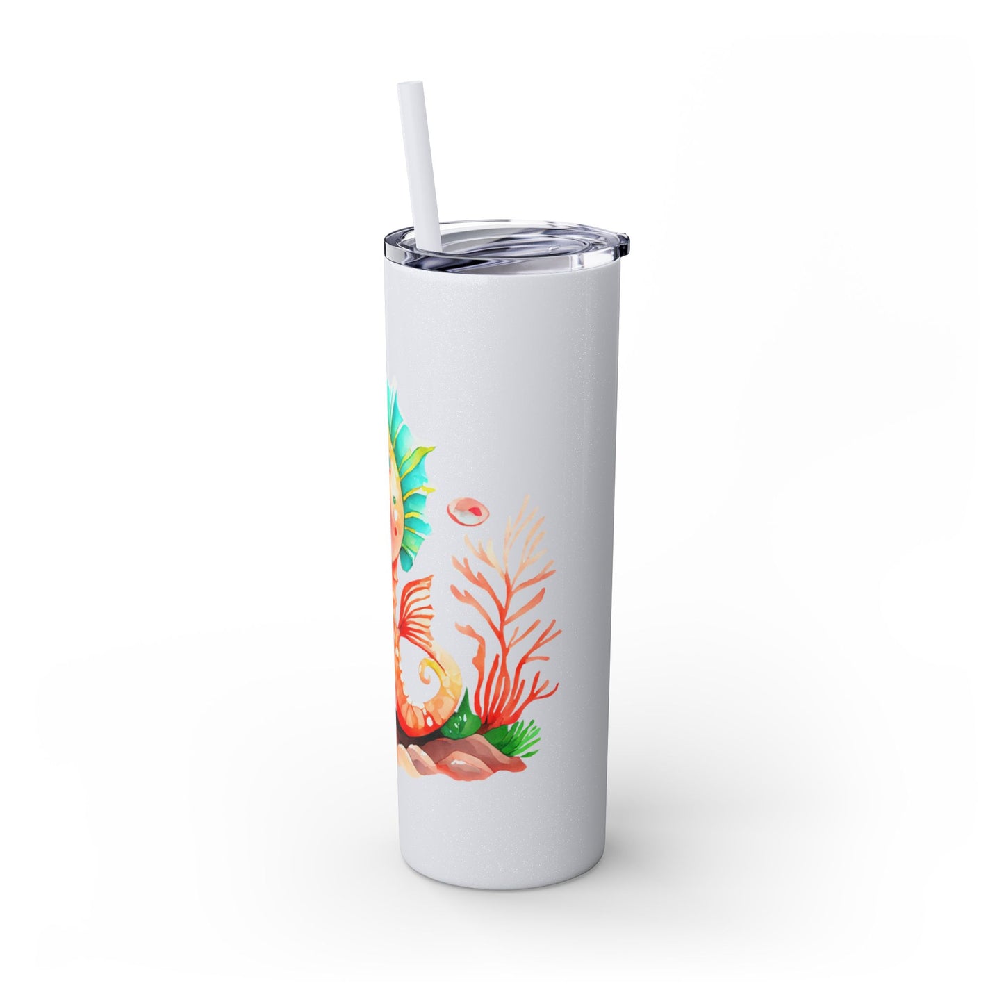 Skinny Tumbler with Straw, 20oz